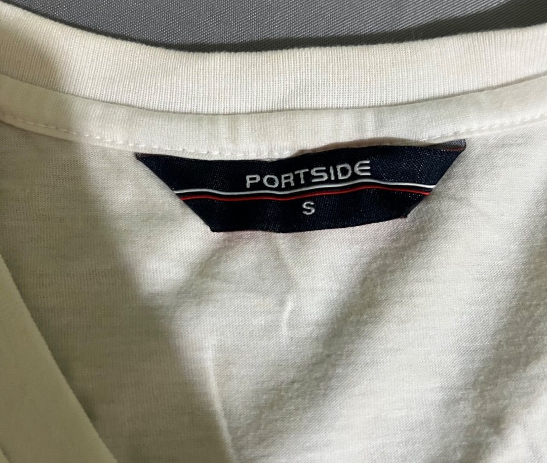 Portside V-Neck T-Shirt (Category: Tshirts & Polo Shirts ) located in Quezon City. Submitted by gus_07 (Listing ID 1453572970, Image 2). Description: Small size RFS: Decluttering Location: Near UP Diliman, Quezon City.
