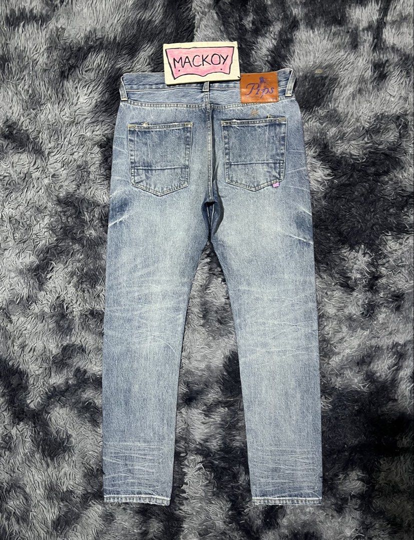 PRPS Goods Co. (Made in Japan) (Category: Jeans) located in Cainta. Submitted by mackoyclassicfinds (Listing ID 1453558581, Image 2). Description: PRPS (Made in Japan) Waist 32-33 inch Length 41 inch Hem 7 inch No Issue Very Excellent Condition ₱1,500 + SF 📍Cainta Rizal Direct Message lang sa interesado .