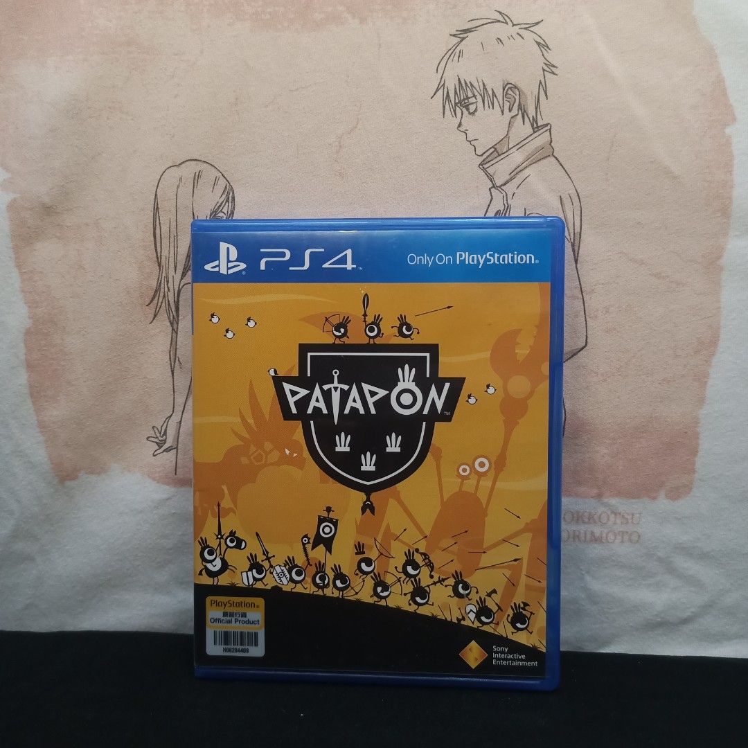 Ps4 patapon (Category: PlayStation) located in Caloocan City. Submitted by starkstark (Listing ID 1453584077, Image 1). Description: (READ DESCRIPTION) SALE OR TRADE SALE or TRADE Make an offer po rfs: want new games Price Posted po Montalban location pwede shipping sagot ni buyer shipping fee buyer will handle the shipping kung gusto nyo cash on delivery sa lalamove kau magbook can provide pictures and videos upon request if sure na kukunin.
