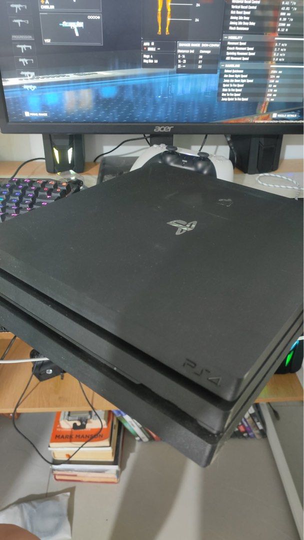 PS4 Pro (Category: PlayStation) located in Meycauayan. Submitted by twclvrdahyun (Listing ID 1453483996, Image 1). Description: PS4 Pro 1TB (LATEST BUNDLE) USED USED USED Good condition. No issues. Cleaned and replaced thermal paste. RFS: Upgrade 12K Negotiable FREE 3 games of your choice..