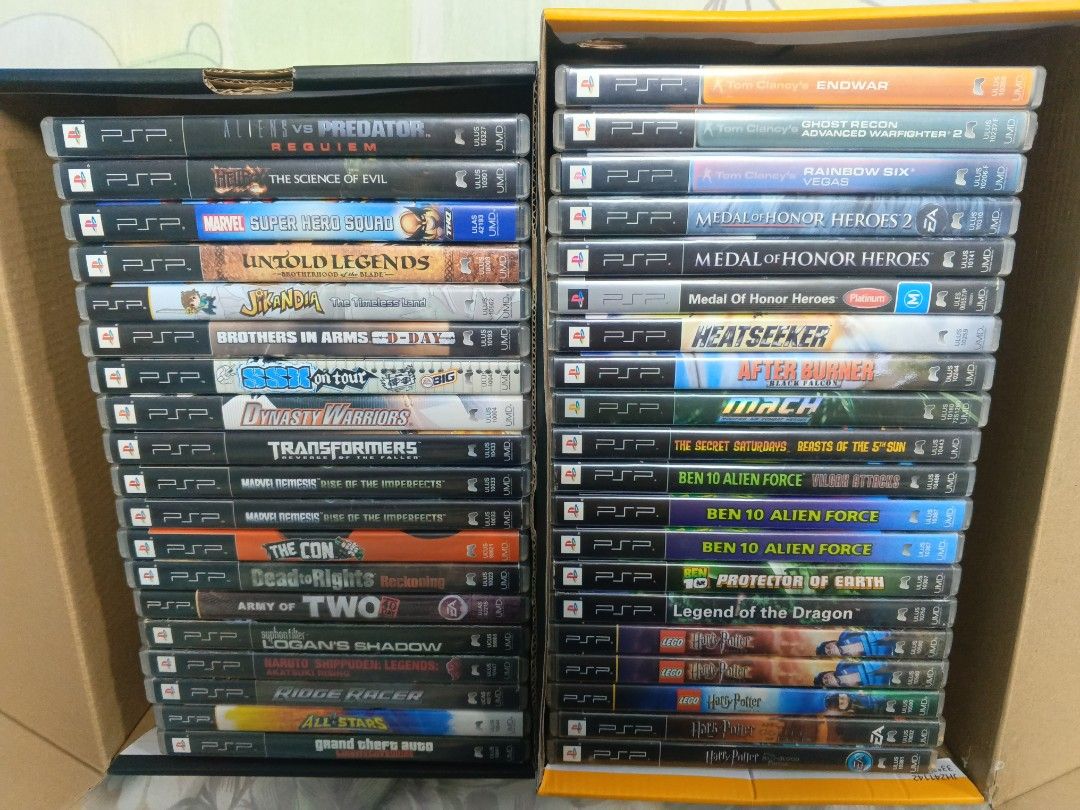 PSP UMD Games (Category: PlayStation) located in Bauang. Submitted by gamingstation12 (Listing ID 1453446294, Image 1). Description: For Sale!!! PSP UMD Games All Good Conditions 💯🔥 Working and Tested 💯🔥 P.T.P.A. All Complete With Manual / Instruction's Booklet Prices are Negotiable if you buy 3 or more M = Mint S = Sealed U.S. = Unsealed G.C. = Good Condition U = Used OD = Open Disc (G.C.) Grand Theft Auto: Liberty City Stories with map and 