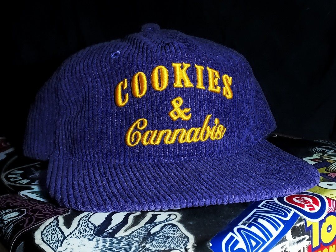 Purple C&C (Category: Caps & Hats) located in Cebu City. Submitted by jointcookie (Listing ID 1453511778, Image 1). Description: unstructured corduroy cap cookies and c@nn@bis adjustable strap .