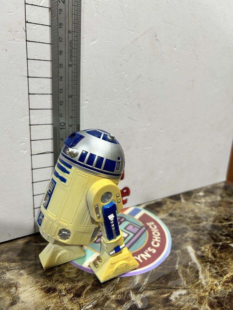 r2d2 4” figure (hardplastic) authentic (Category: Figurines & Statues) located in Caloocan City. Submitted by rovynstore30 (Listing ID 1453587187, Image 2). Description: r2d2 (lucasfilm markings) estimated 4 inches 290 pesos only what you see is what you get 1st to pay policy via gcash *crossposted #r2d2 #starwars #rovynstore.