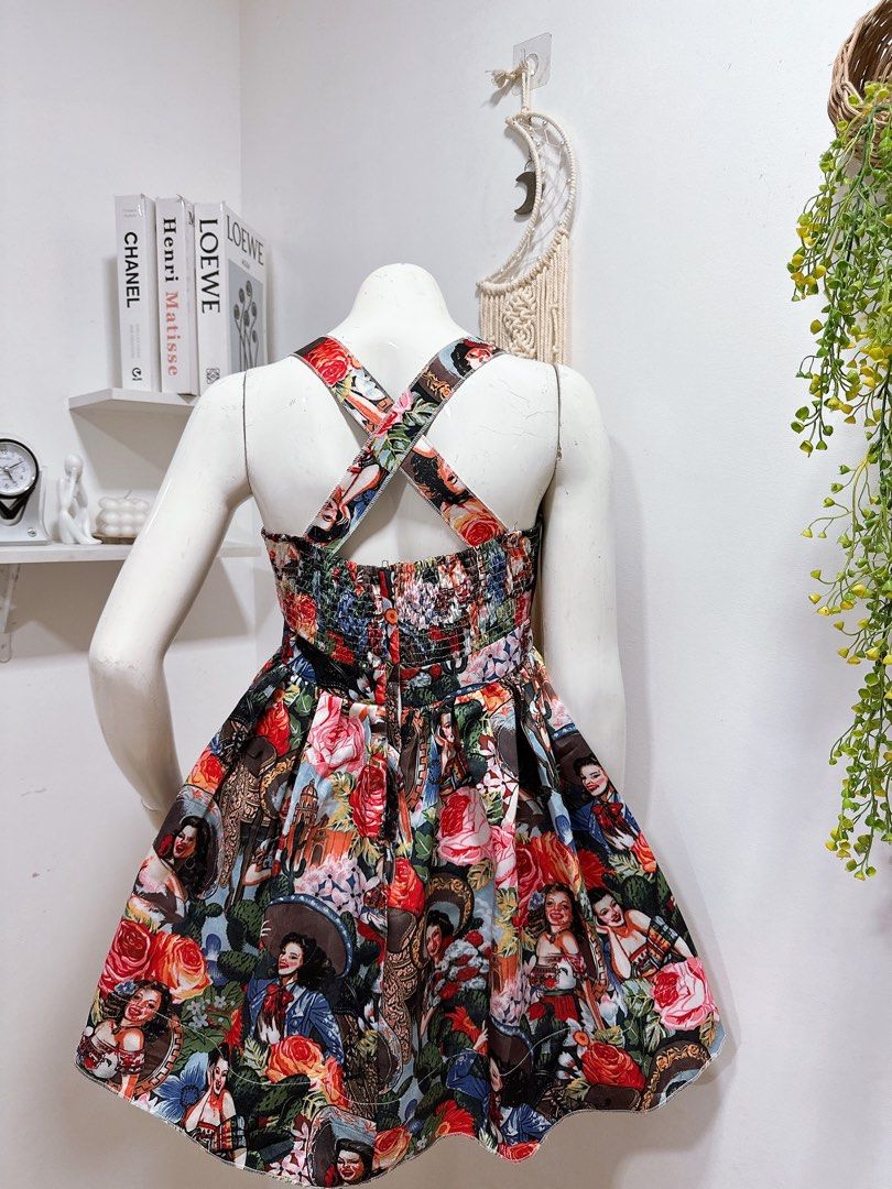 Red Cartoon X Back Dress ZZ2 (Category: Dresses) located in Manila. Submitted by chloereicapsule (Listing ID 1453609510, Image 2). Description: S-M size, thick quality fabric, side zipper, x strap at back, color rate 10/10 pm for other inquiries .