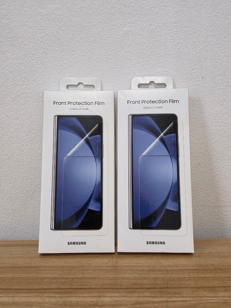 Samsung Fold 5 Official Screen protector (Front) (Category: Other Mobile & Gadget Accessories) located in Quezon City. Submitted by drei06 (Listing ID 1453522440, Image 1). Description: Samsung Fold 5 Official Screen protector (Front Protection Film) For Sale (P500 for both) - Unopened/Unused/Brand new - 2 pcs each box - Selling as package only - Worth 1.5k each, Selling for 500 for both RFS: Decluttering Pick up at my place or delivery only Loca