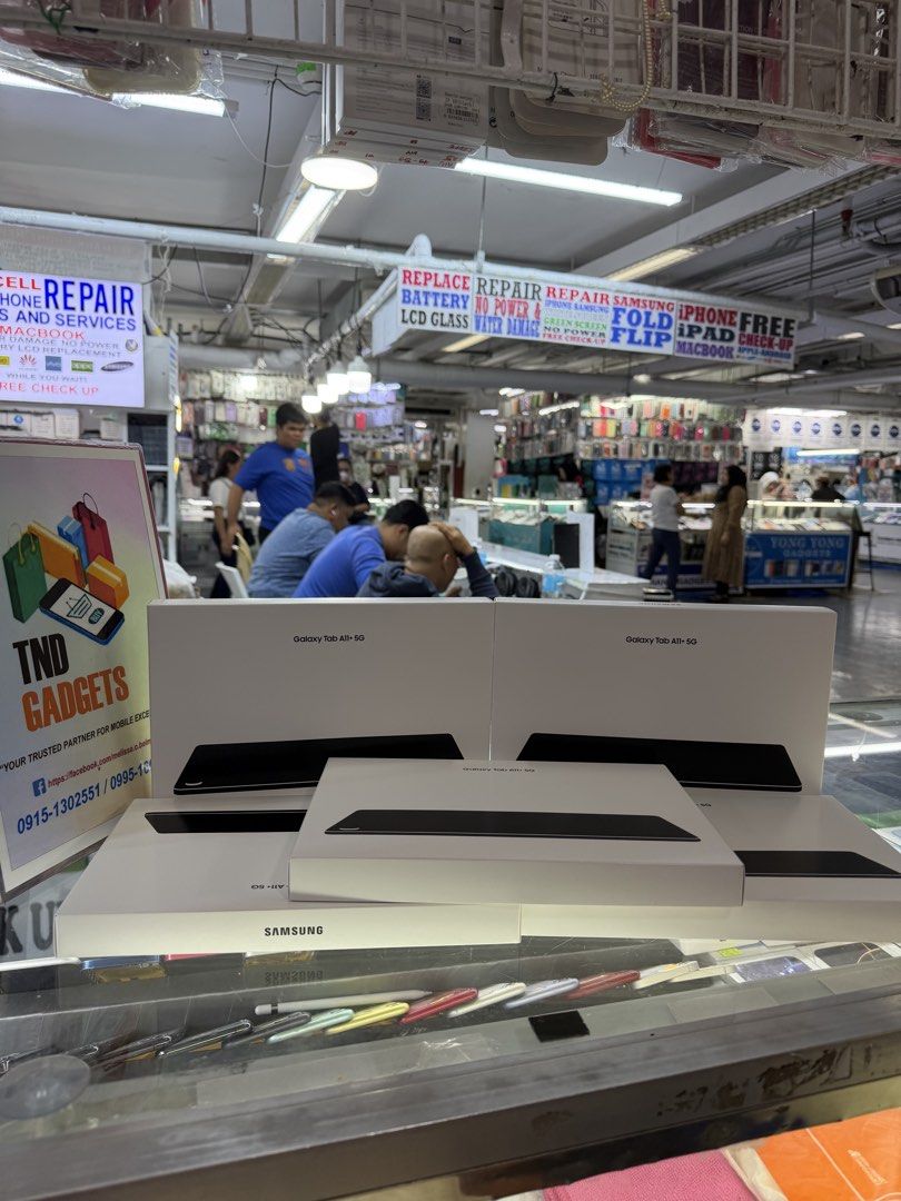 Samsung Galaxy Tab A11 + 5g (Category: Android) located in Pasig City. Submitted by melissaomb01623 (Listing ID 1453531724, Image 2). Description: Samsung Galaxy Tab A11 + 5g 6gb Ram 128gb Rom Brand new sealed 1 year warranty in samsung 📌pick up store in greenhills shopping center 📌we do cod in metro manila and near provinces just add sf only 📌we ship nationwide via LBC 📌we accept swap/trade in 📌we accept credit card installment 📌we accept 