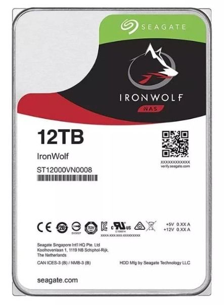 Seagate IronWolf 12TB NAS Hard Disk (Category: Hard Disks & Thumbdrives) located in Valenzuela. Submitted by ajtwenty5 (Listing ID 1453444621, Image 1). Description: Seagate IronWolf 12 TB NAS Drive 1 unit only Brand new, Sealed RFS - Cancelled project Warranty - until 2029 from Seagate Valenzuela Area 09660775146.
