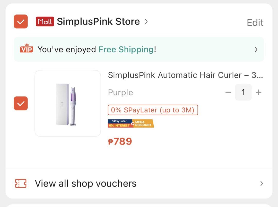 SimplusPink Automatic Hair Curler (Category: Hair) located in San Pablo. Submitted by myraaaa. (Listing ID 1453599075, Image 2). Description: SimplusPink Automatic Hair Curler - 32mm, 3 Temps, LED Display, Ceramic Ion Care Only used once for an event. Working and no issue po. i just bought this last month. it comes with the original inclusions. no defects scratches or anything. rfs: need funds dm me for videos and detailed photos. PRICE IS NEGOTI