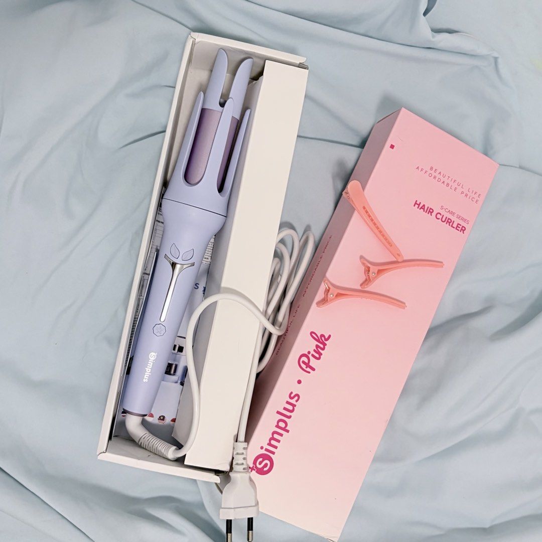 SimplusPink Automatic Hair Curler (Category: Hair) located in San Pablo. Submitted by myraaaa. (Listing ID 1453599075, Image 1). Description: SimplusPink Automatic Hair Curler - 32mm, 3 Temps, LED Display, Ceramic Ion Care Only used once for an event. Working and no issue po. i just bought this last month. it comes with the original inclusions. no defects scratches or anything. rfs: need funds dm me for videos and detailed photos. PRICE IS NEGOTI