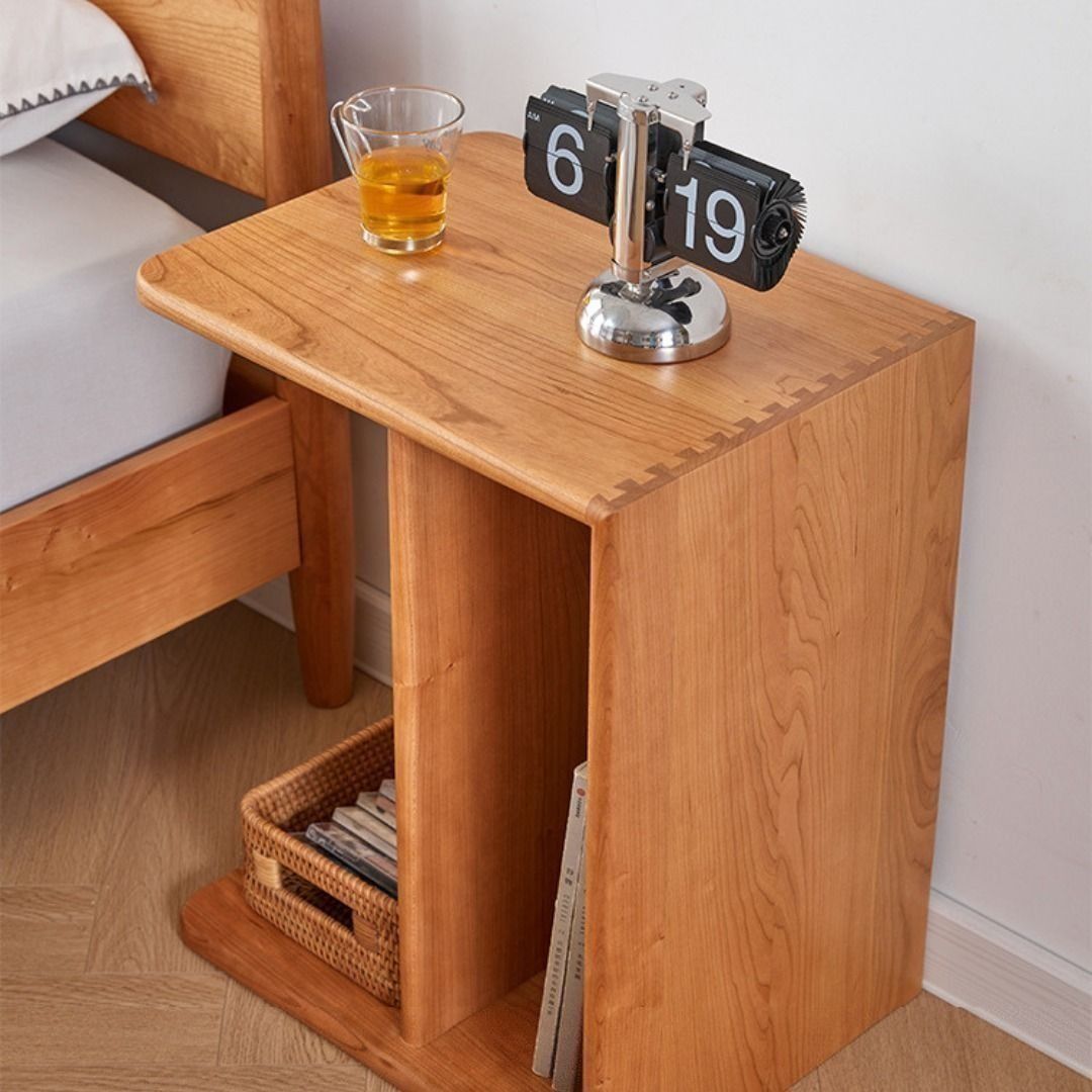 Solid Wood Side Table (Category: Tables & Sets) located in Singapore. Submitted by septemberhouse (Listing ID 1453500627, Image 3). Description: Solid Wood Side Table Features: ◾ Japandi design built with high-grade solid wood ◾ Ergonomically designed for comfort ◾ Easy to clean and maintain ◾ Timeless design for modern homes ◾ Natural wood that matures gracefully with age ◾ Usage: living room, bedroom, study room and more Dimensions: ◾ L45cm x W