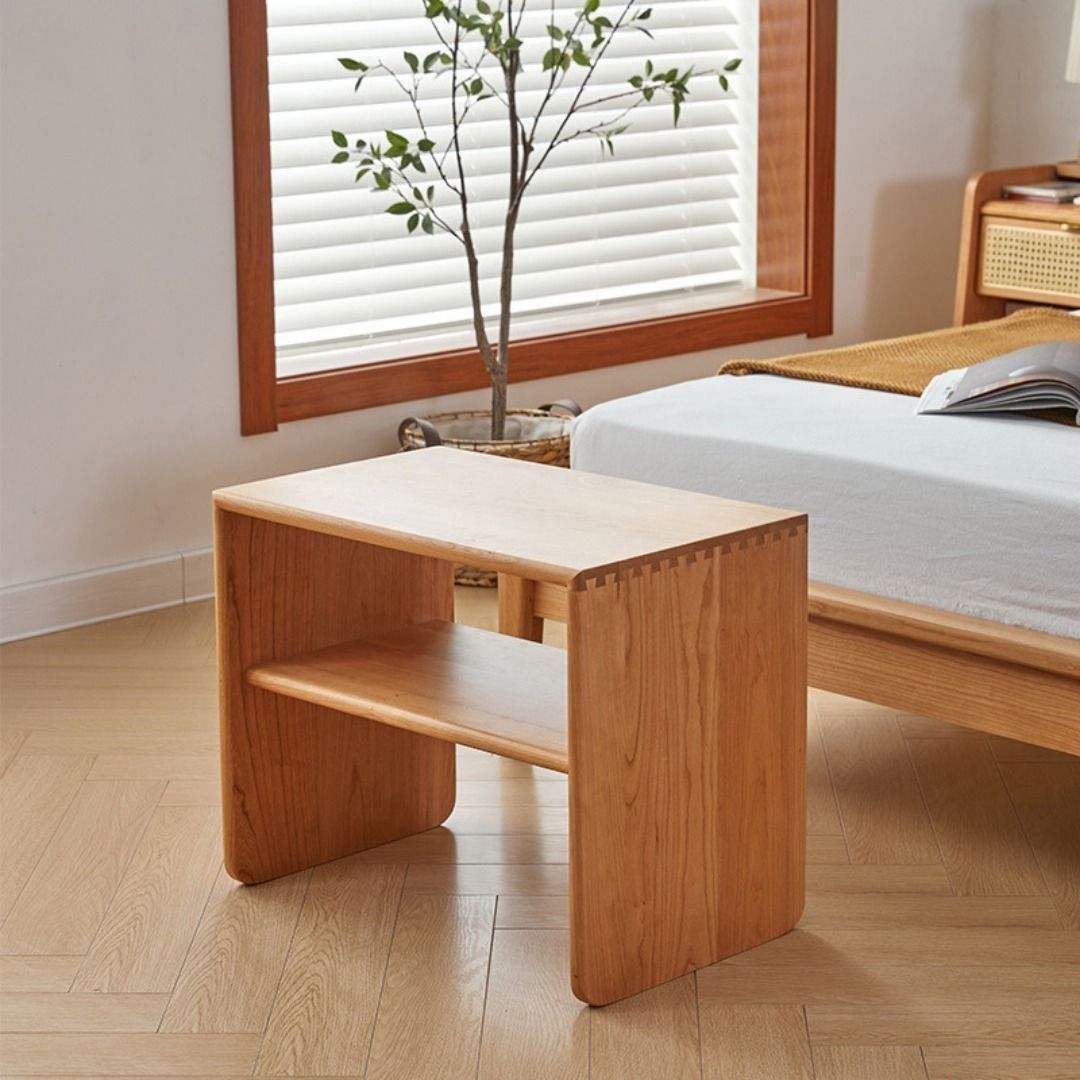 Solid Wood Side Table (Category: Tables & Sets) located in Singapore. Submitted by septemberhouse (Listing ID 1453500627, Image 2). Description: Solid Wood Side Table Features: ◾ Japandi design built with high-grade solid wood ◾ Ergonomically designed for comfort ◾ Easy to clean and maintain ◾ Timeless design for modern homes ◾ Natural wood that matures gracefully with age ◾ Usage: living room, bedroom, study room and more Dimensions: ◾ L45cm x W