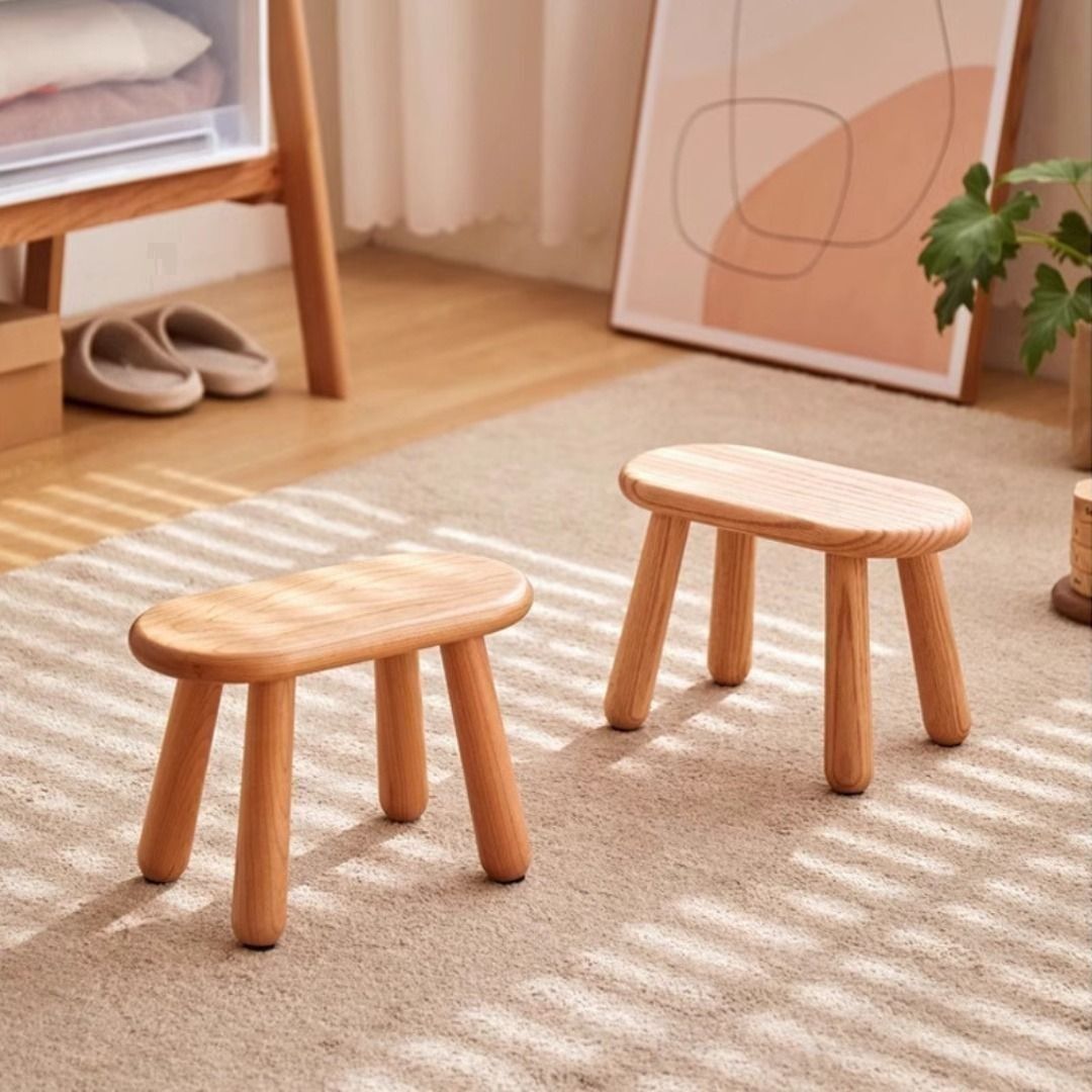 Solid Wood Stool (Category: Chairs) located in Singapore. Submitted by septemberhouse (Listing ID 1453498967, Image 1). Description: Solid Wood Stool Features: ◾ Japandi design built with high-grade solid wood ◾ Ergonomically designed for comfort ◾ Easy to clean and maintain ◾ Timeless design for modern homes ◾ Natural wood that matures gracefully with age ◾ Usage: living room, study room, kitchen and more Dimensions: ◾ L30cm x W15cm x H20cm Mate
