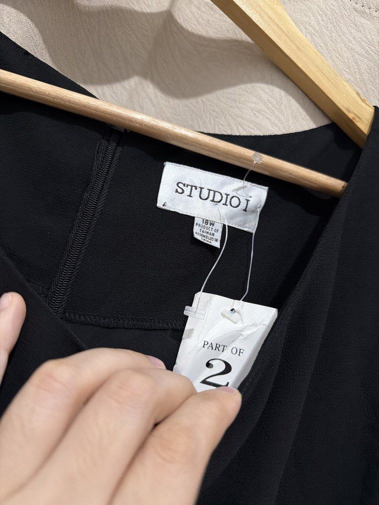 Studio I Black Formal Dress (Category: Dresses) located in Manila. Submitted by pachoooli (Listing ID 1453568045, Image 3). Description: 18W on tag Will fit 2-3xl.