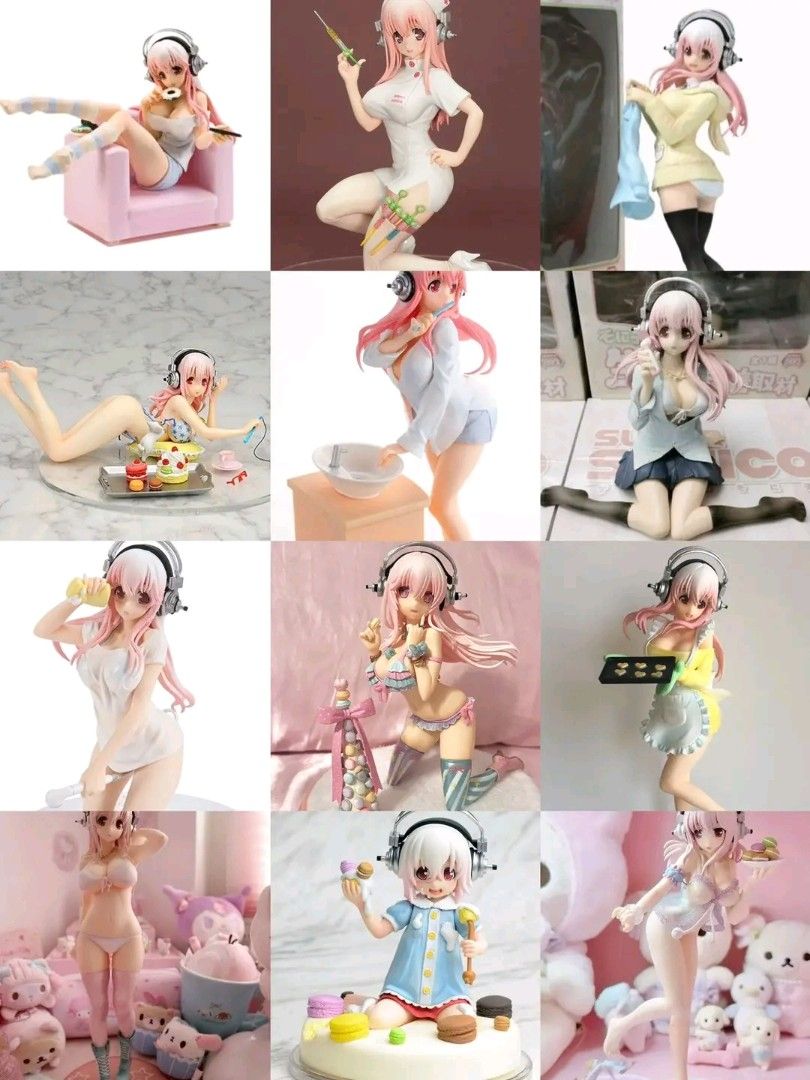 Super sonico figs (Category: Designer & Blind Box Toys) located in Manila. Submitted by tashii.cote (Listing ID 1453518123, Image 1). Description: HII!! lf for sonico figs! please pm me :3 especially the sweet time one! (third photo).
