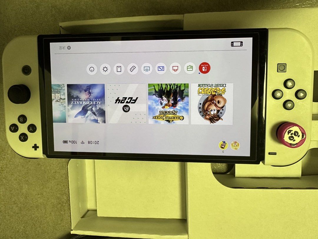 SWITCH OLED （分類：Nintendo 任天堂）位於 Hong Kong。 由 overcook 提交（商品編號 1453554182，圖片 2）。簡介： 一路都玩緊，不過老婆唔俾我玩。