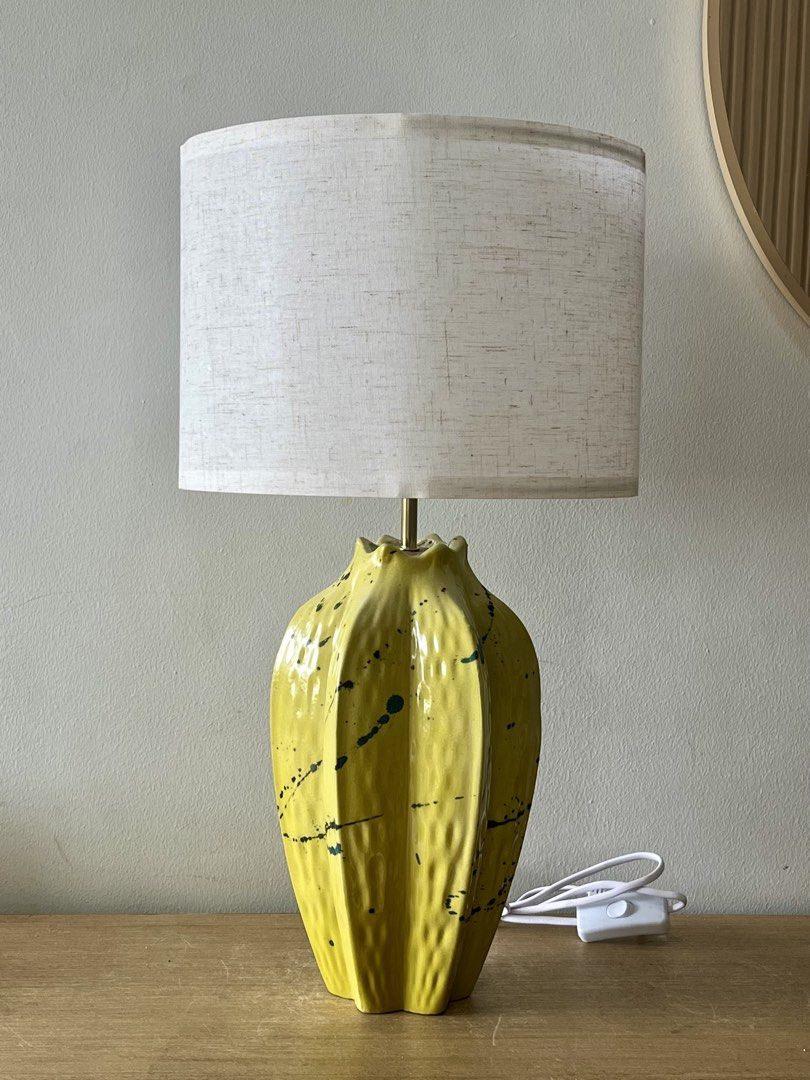 New Ceramic Table Lamp (KELLY) (Category: Lighting) located in Mandaluyong City. Submitted by houseof1980 (Listing ID 1453504503, Image 3). Description: KELLY Table Lamp Measures 25cm L x 25cm D x 49cm H Use E27 bulb 220v, wired Ceramic base.