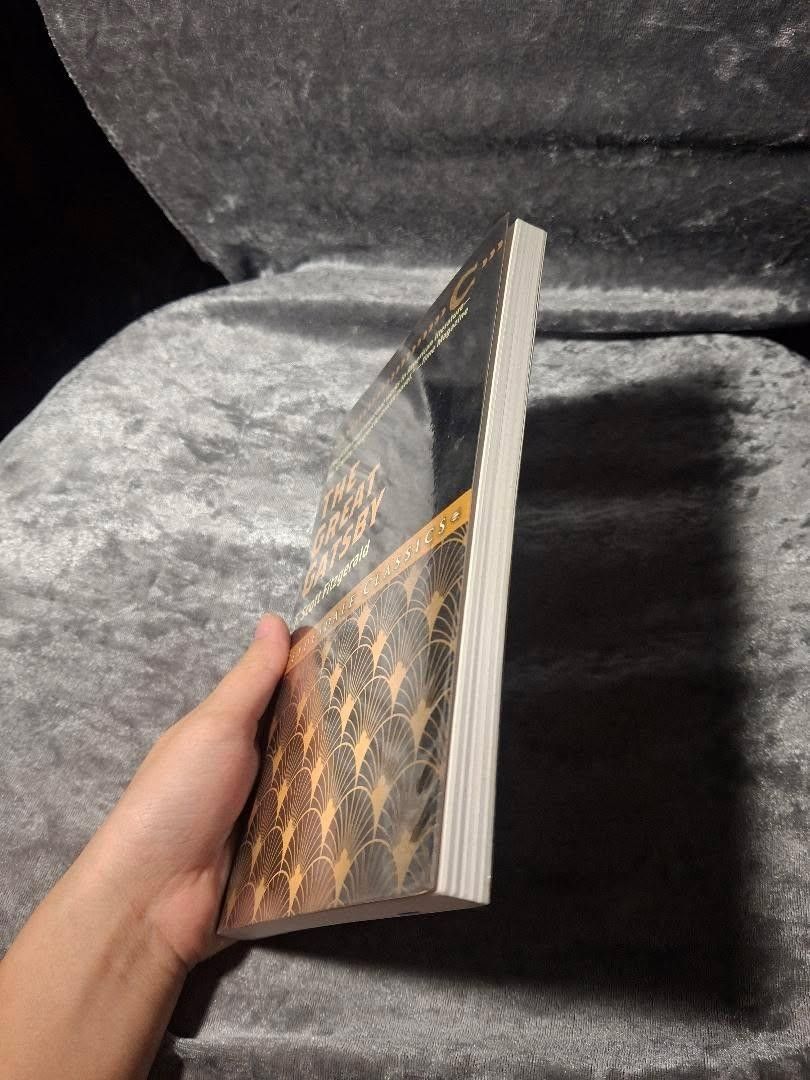 The Great Gatsby (Category: Storybooks) located in Valenzuela. Submitted by alaineex (Listing ID 1453585173, Image 2). Description: bought from fully booked with plastic cover slight ink stain super good condition slightly negotiable price.
