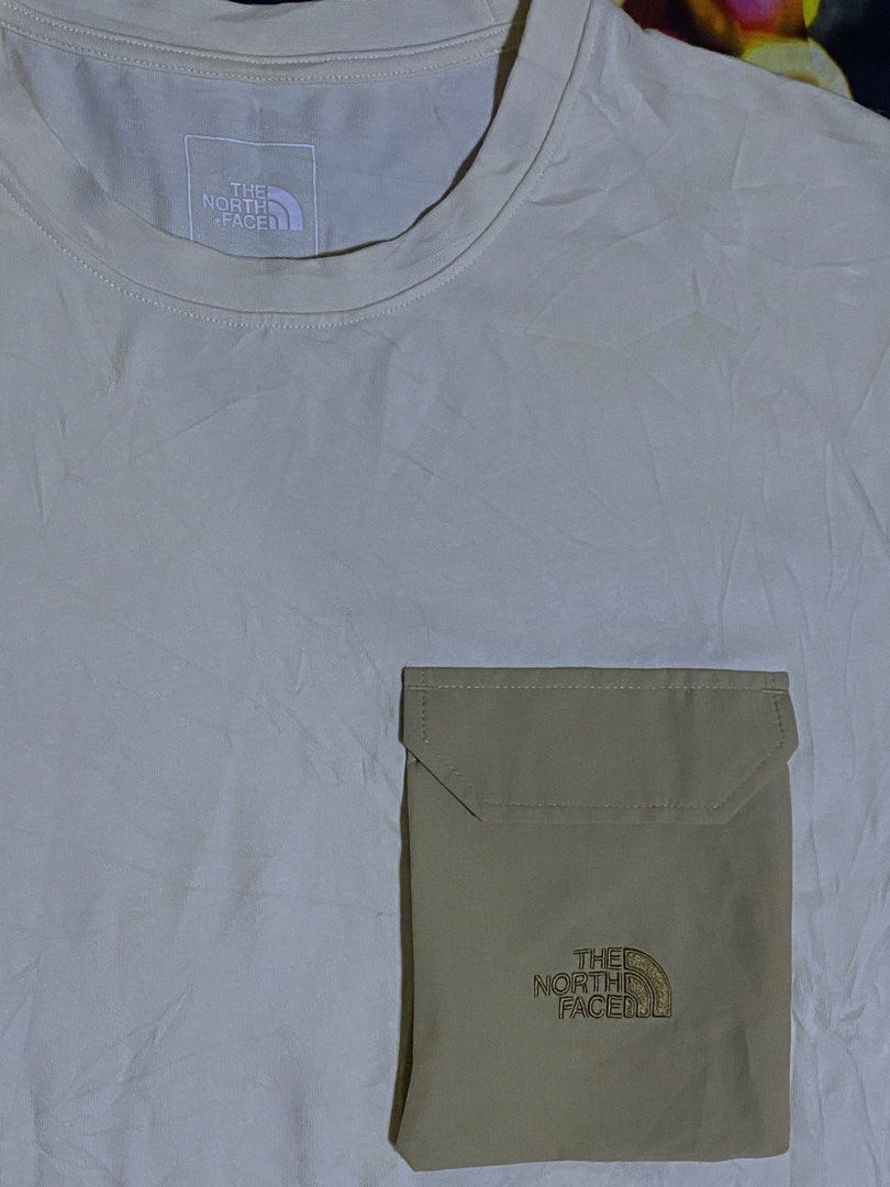 THE NORTH FACE POCKET TEE (Category: Activewear) located in Cebu City. Submitted by tjoafh (Listing ID 1453599625, Image 2). Description: US LARGE ASIA XL 22.5 x 29 NEW CONDITION PARDO CEBU LOC.