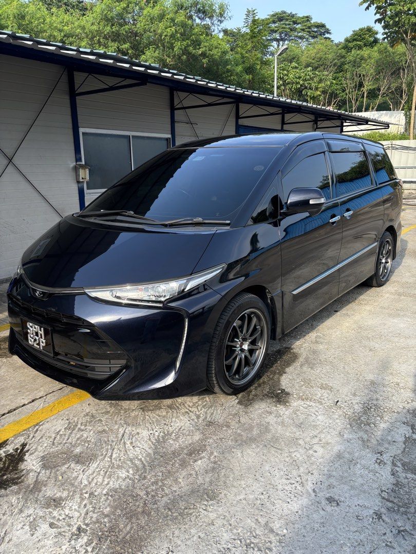 Toyota Estima 2.4 Aeras 7-Seater Moonroof (A) (Category: Used Cars) located in Singapore. Submitted by imranola (Listing ID 1453448862, Image 1). Description: 2nd owner Good for renewal Mileage: 135k 18 inch sport rim Black interior Car in very good condition Tyre still got long way to go High parf return: 22k DONT WORRY, PRICE CAN DISCUSS ABIT! CAN NEGO! Plate number will be retain Rfs: Eyeing at another car.