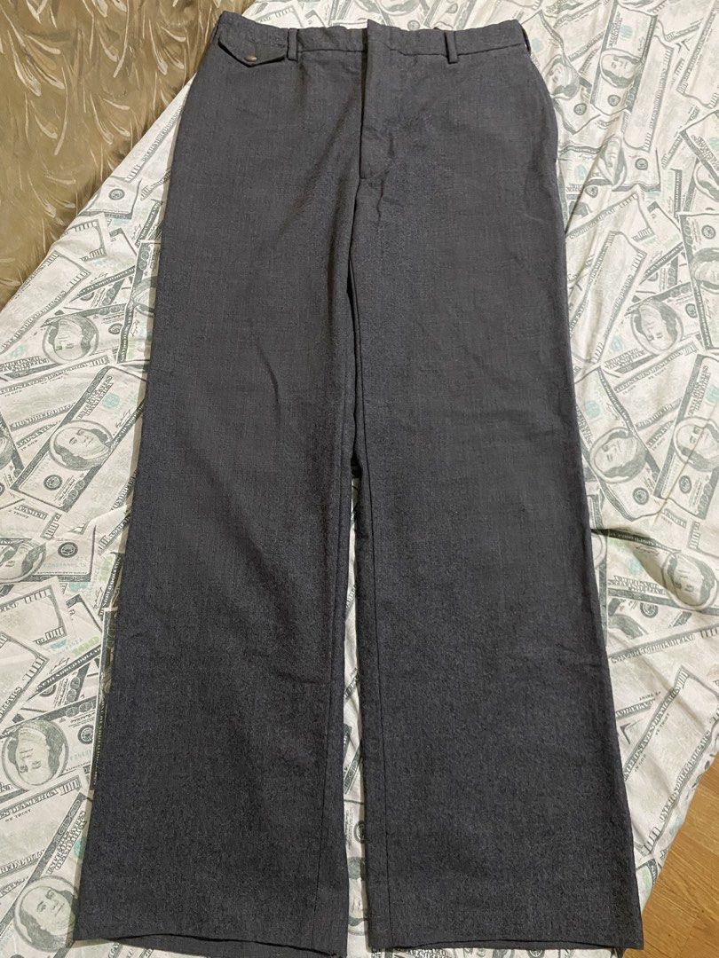 Ralph Lauren - Wool Trousers Gray (Authentic) (Category: Trousers) located in Paranaque City. Submitted by haslem (Listing ID 1453546955, Image 1). Description: FREE SF W: 34 L: 43 T: 11 H: 10.5 .