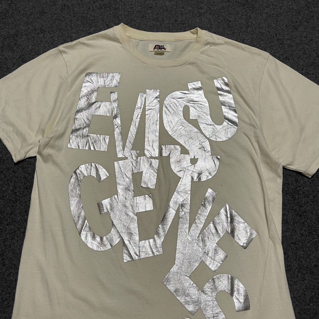 Vtg Evisu Genes Shirt (medium) (Category: Tshirts & Polo Shirts ) located in Pasig City. Submitted by _rosasass_ (Listing ID 1453583018, Image 2). Description: Authntic Size: Medium Condition: Excellent Color: Cream white.