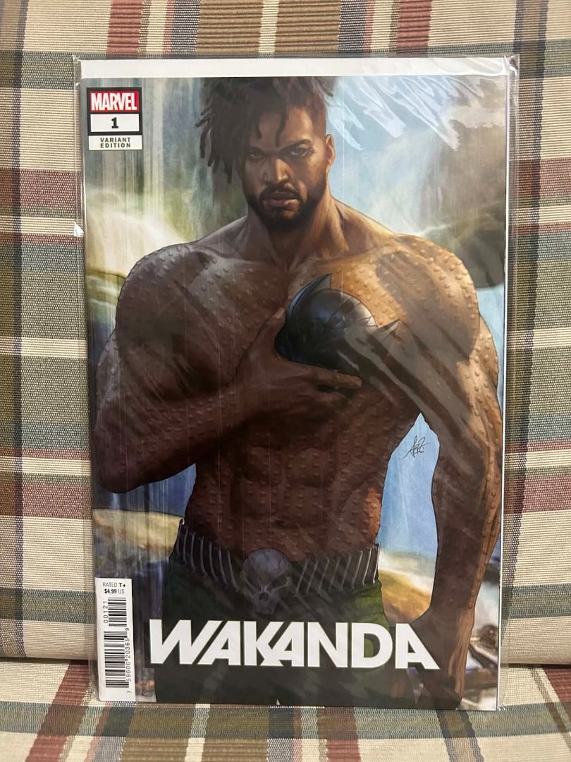 Wakanda #1 Artgerm variant (Category: Comics & Manga) located in Quezon City. Submitted by andrewbernardo95 (Listing ID 1453503968, Image 1). Description: Wakanda #1 Artgerm variant Erik Killmonger cover Selling for P450 NM condition Preferred meet-ups in Fairview area, but it can be discussed. Shipping through Lalamove, Grab, Gogoxpress MOP: BDO, BPI, Gcash PM me for any questions and additional pics.