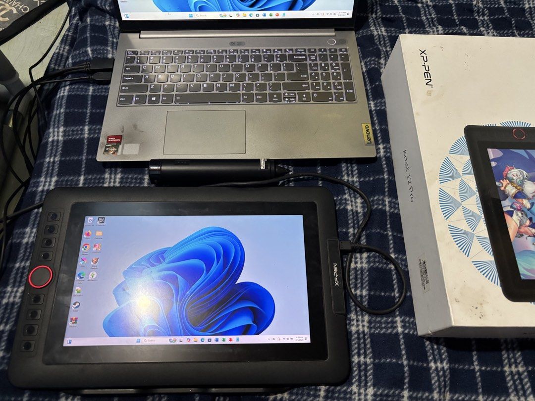 XPen Artist Pro 12 (Category: Others) located in Manila. Submitted by cleverwind.b50216 (Listing ID 1453554364, Image 1). Description: XP-PEN Artist 12 Pro Drawing Display Tablet Selling my XP-PEN Artist 12 Pro. Fully functional. Good for digital art, illustration, graphic design, and online drawing work. Condition: * 100% working * Screen and tablet are in good condition * Complete with stylus pen and cables * With original box * Missing only th
