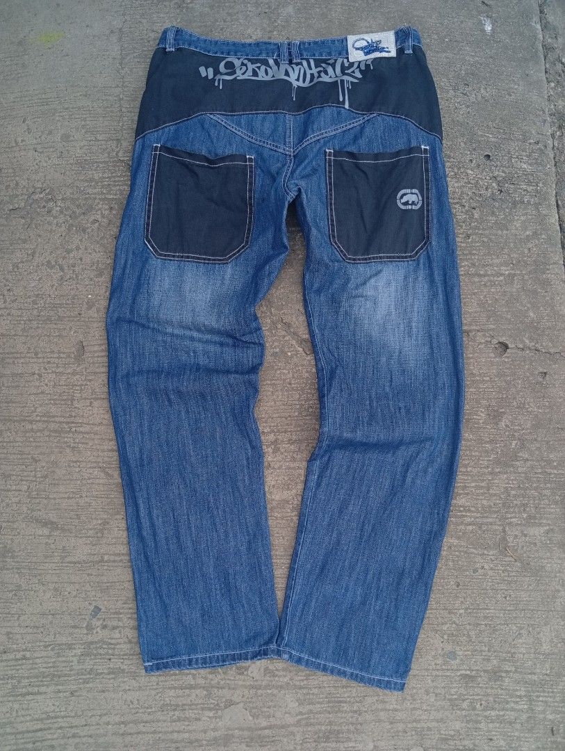 Y2k Ecko Unltd Baggy Pants (Category: Jeans) located in Manila. Submitted by jaylordfermilan (Listing ID 1453474693, Image 1). Description: Cr:10/10 Dimes: 38x42 No issue as new condition.