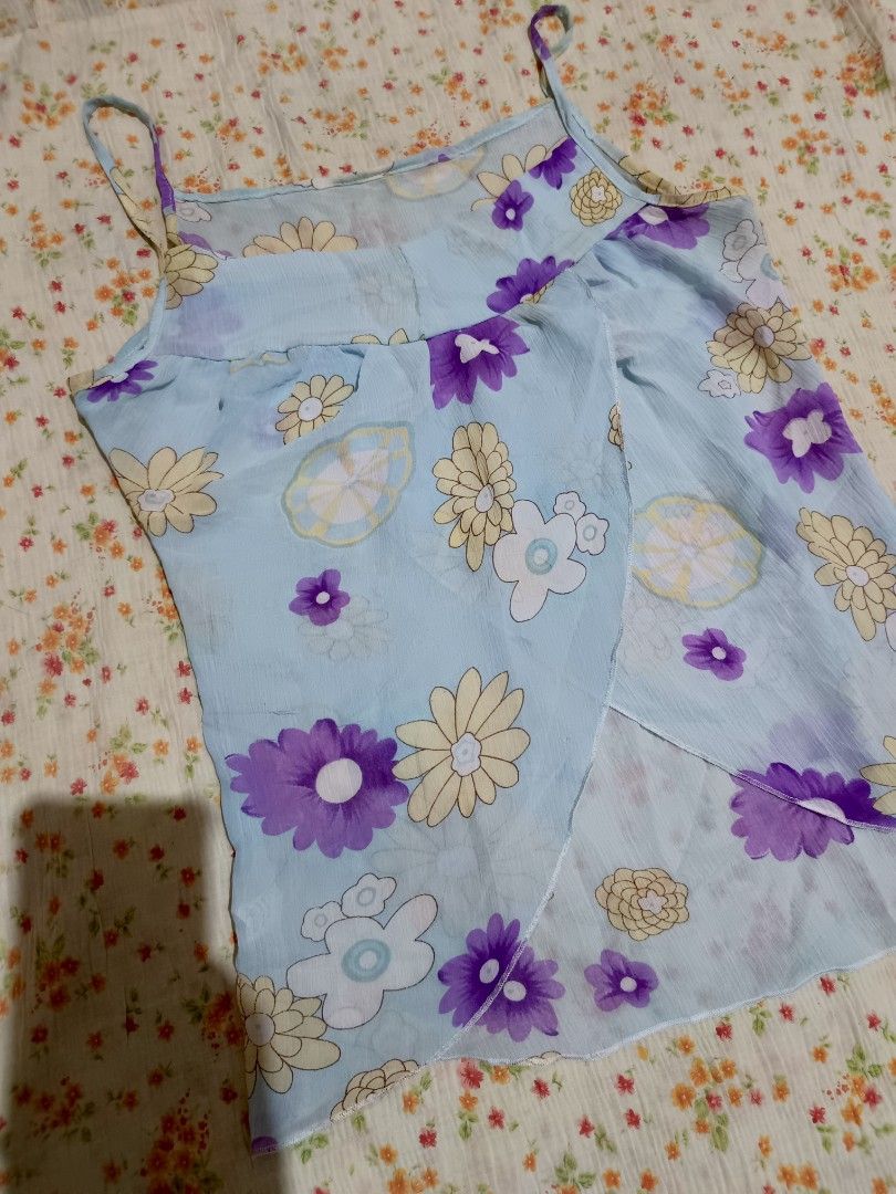 Y2k mesh fairy style top (Category: Sleeveless) located in Davao. Submitted by mln-boutique (Listing ID 1453584068, Image 2). Description: Size - M good condition.