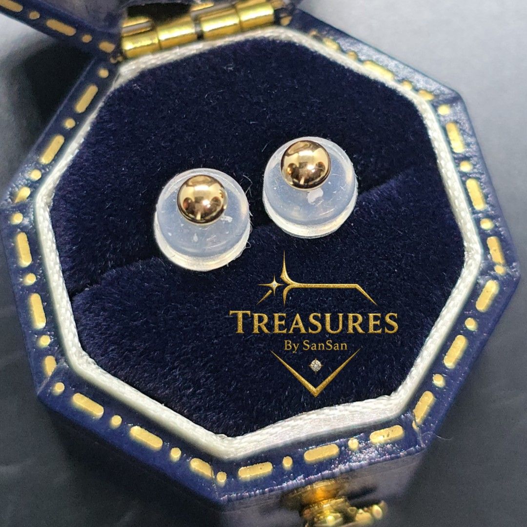 18K Gold Ball Stud Earrings (Category: Earrings) located in Manila. Submitted by treasuresbysan (Listing ID 1458621877, Image 1). Description: 💎 BEA 3MM GOLD BALL STUD EARRINGS 🔹 Setting: K18 Japan Yellow Gold 🔹 Size: 3mm 🔹 Gold Weight: 0.170g 💰 ₱5,500.