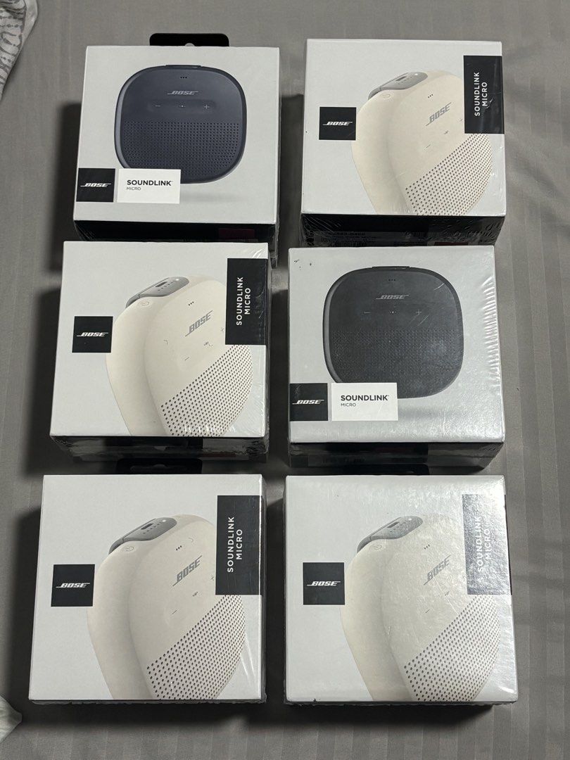 🔉 BOSE SOUNDLINK MICRO BLUETOOTH SPEAKER (Category: Soundbars, Speakers & Amplifiers) located in Manila. Submitted by renzo.sfindsai (Listing ID 1458661101, Image 1). Description: 🔉 BOSE SOUNDLINK MICRO BLUETOOTH SPEAKER 💵 SRP: 7,990 💯 SELLING PRICE: 3,999 - BLUETOOTH 4.2 - RANGE: UP TO 30FT - WATER RESISTANCE: IPX7 - WATERPROOF - BUILT IN MICROPHONE - COLOR AVAILABLE: BLACK AND WHITE - 100% BRAND NEW/ORIGINAL MONEY BACK GUARANTEE IF PROVEN F