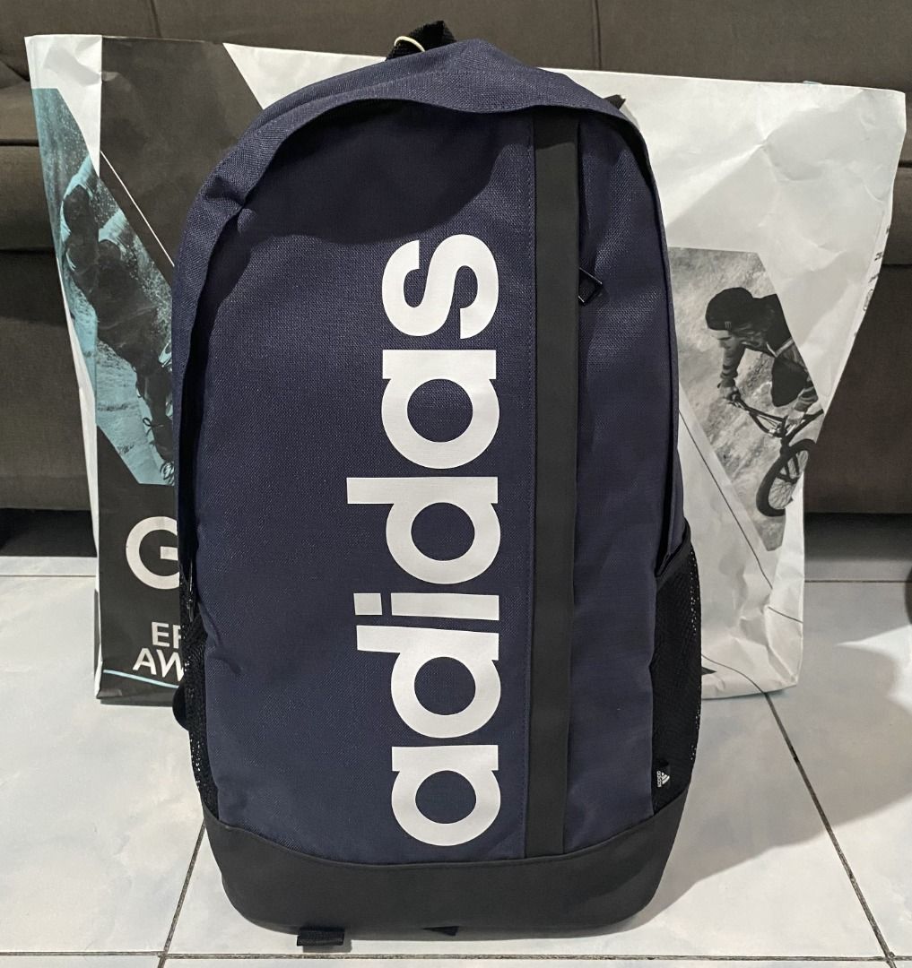Adidas Essentials Linear Backpack (Category: Backpacks) located in Davao. Submitted by wilddog-09e0 (Listing ID 1458640857, Image 1). Description: Selling Adidas Backpack Location: Davao City I Open for personal delivery & meet-up within Davao City. Payment first / NO COD-COP Courier: J&T.