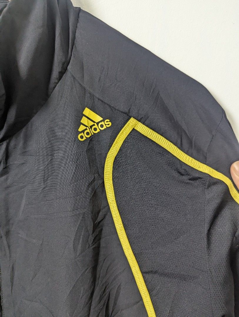 Adidas Full Zip Jacket Windbreaker for Men - Large (Category: Coats, Jackets and Outerwear) located in Quezon City. Submitted by activefitforless (Listing ID 1458657177, Image 3). Description: Check each photo for details and flaws..