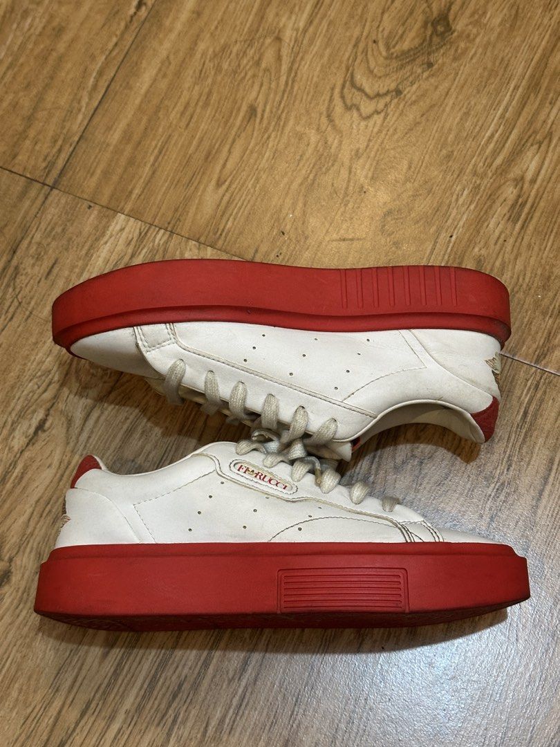 Adidas super sleek fiorucci (Category: Sneakers) located in Manila. Submitted by castle.ka (Listing ID 1458647066, Image 1). Description: Rfs: decluttering Bought from australia US 6, 23cm Used 2-4 times Delivery via j&t or lalamove 📍 Fairview, QC .