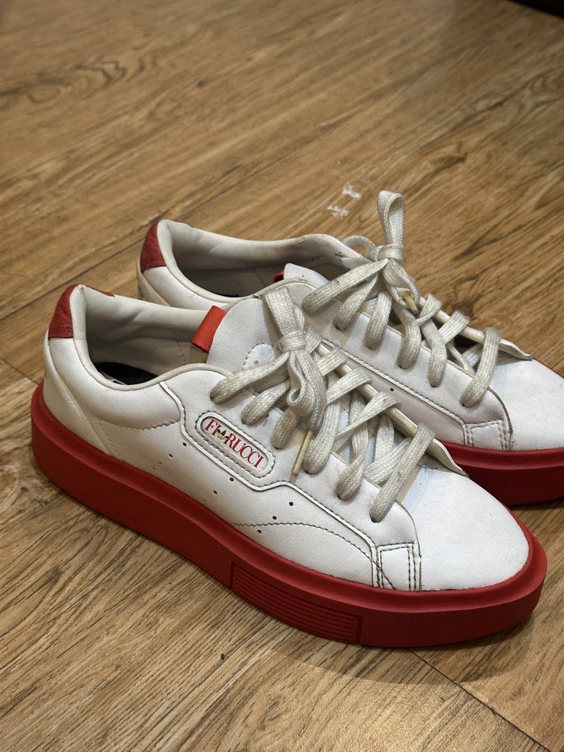 Adidas super sleek fiorucci (Category: Sneakers) located in Manila. Submitted by castle.ka (Listing ID 1458647066, Image 3). Description: Rfs: decluttering Bought from australia US 6, 23cm Used 2-4 times Delivery via j&t or lalamove 📍 Fairview, QC .
