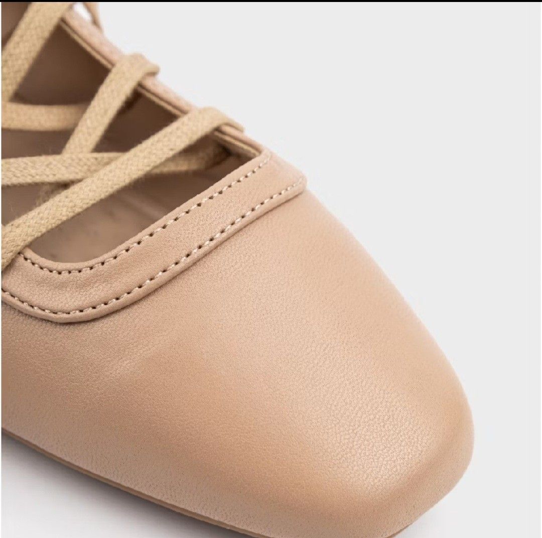 ALBERTO Heels Lace Up Flats Square Toe (Category: Flats & Sandals) located in Cavite. Submitted by lynnemay (Listing ID 1458599022, Image 2). Description: - Brand: Alberto - Size: EU 37 - Color: Beige - Toe Shape: Square Toe - Not advisable on wide feet.