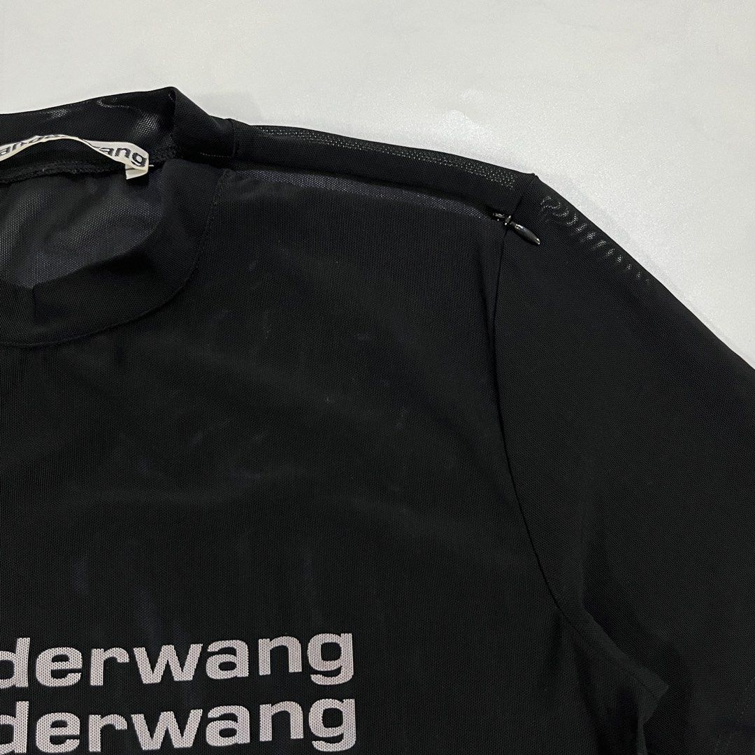 ALEXANDER WANG MESH SHIRT (Category: Luxury Apparel) located in Bacolod City. Submitted by the.finest (Listing ID 1458665707, Image 3). Description: Alexander Wang Mesh/See through Shirt Width: 18.5 Length: 23.5 2,000+shipping fee.