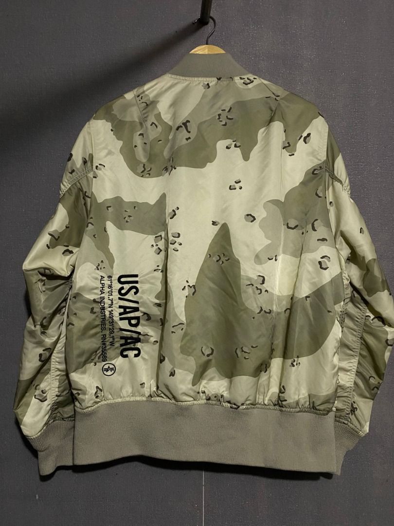 Alpha Industries MA-1 Flight Reversible Bomber Jacket (Category: Coats, Jackets and Outerwear) located in Antipolo. Submitted by mogulcollective (Listing ID 1458685931, Image 3). Description: Alpha Industries MA-1 Flight Reversible Bomber Jacket Authentic Excellent condition Medium on tag, best fit XL Width - 25 Length - 28 Price: 2,580 .
