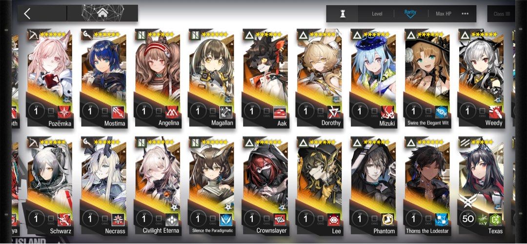 Arknights Account - Level 118 (Category: Others) located in Dagupan City. Submitted by second.sparks (Listing ID 1411292756, Image 3). Description: Gotta keep playing until sold pero nawawalan na ko time lately due to other priorities huhu bilhin nyo na 5,000+ nagastos ko in-game so trying to recover cost huhu Shoot my DMs if u have questions of the account. .