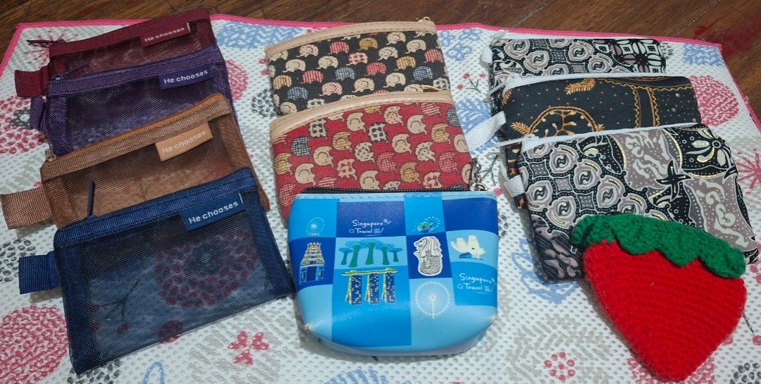 Assorted Bags Bundle - For Take All per pic price indicated (Category: Luxury Bags & Wallets) located in Muntinlupa City. Submitted by abunching (Listing ID 1454868119, Image 1). Description: - Assorted bag bundle: backpacks, tote bags, shoulder bags, and pouches. - Features some popular brands like LeSportsac and Jansport. - Perfect for organizing your belongings or for everyday use. - Sold as a complete lot only. - Price is firm..