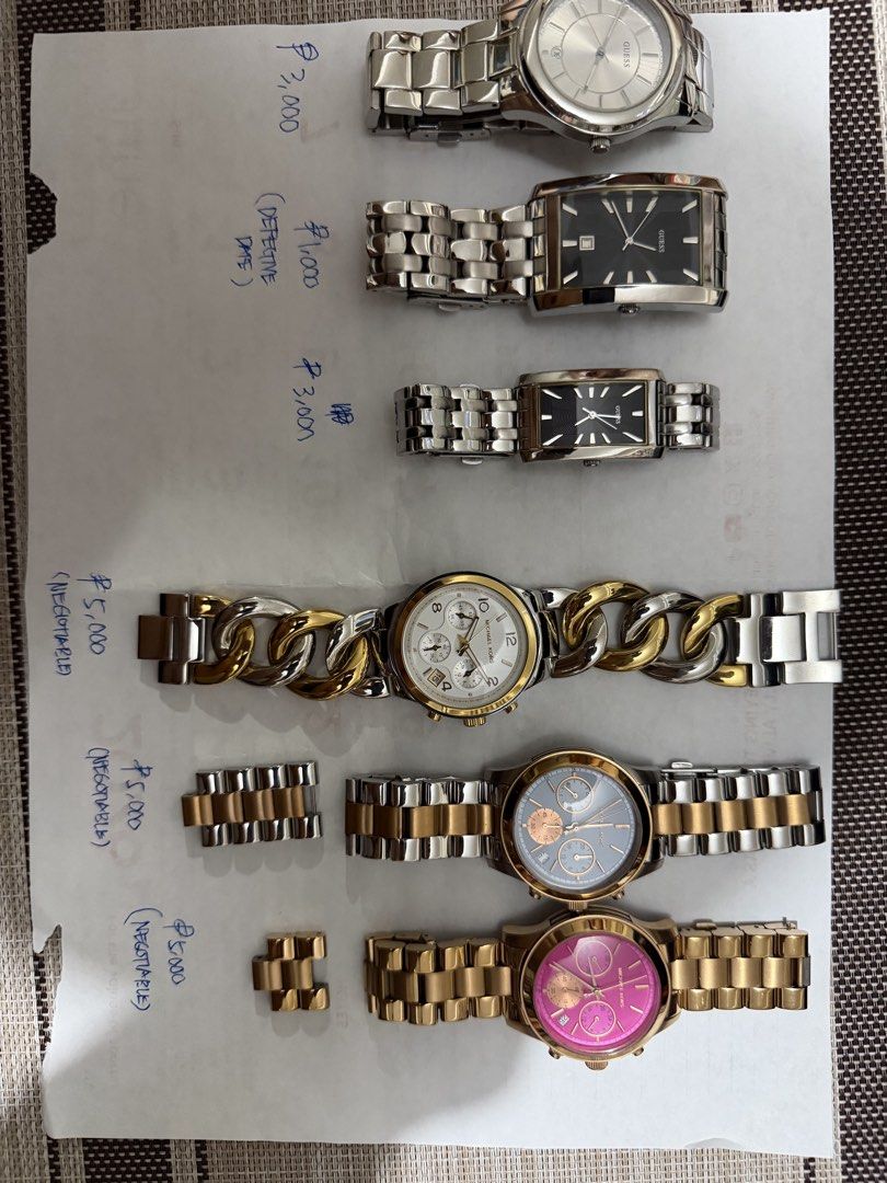 Assorted Brands (Category: Luxury Watches) located in Lapu Lapu. Submitted by junjun0819 (Listing ID 1458631276, Image 1). Description: No more box. .