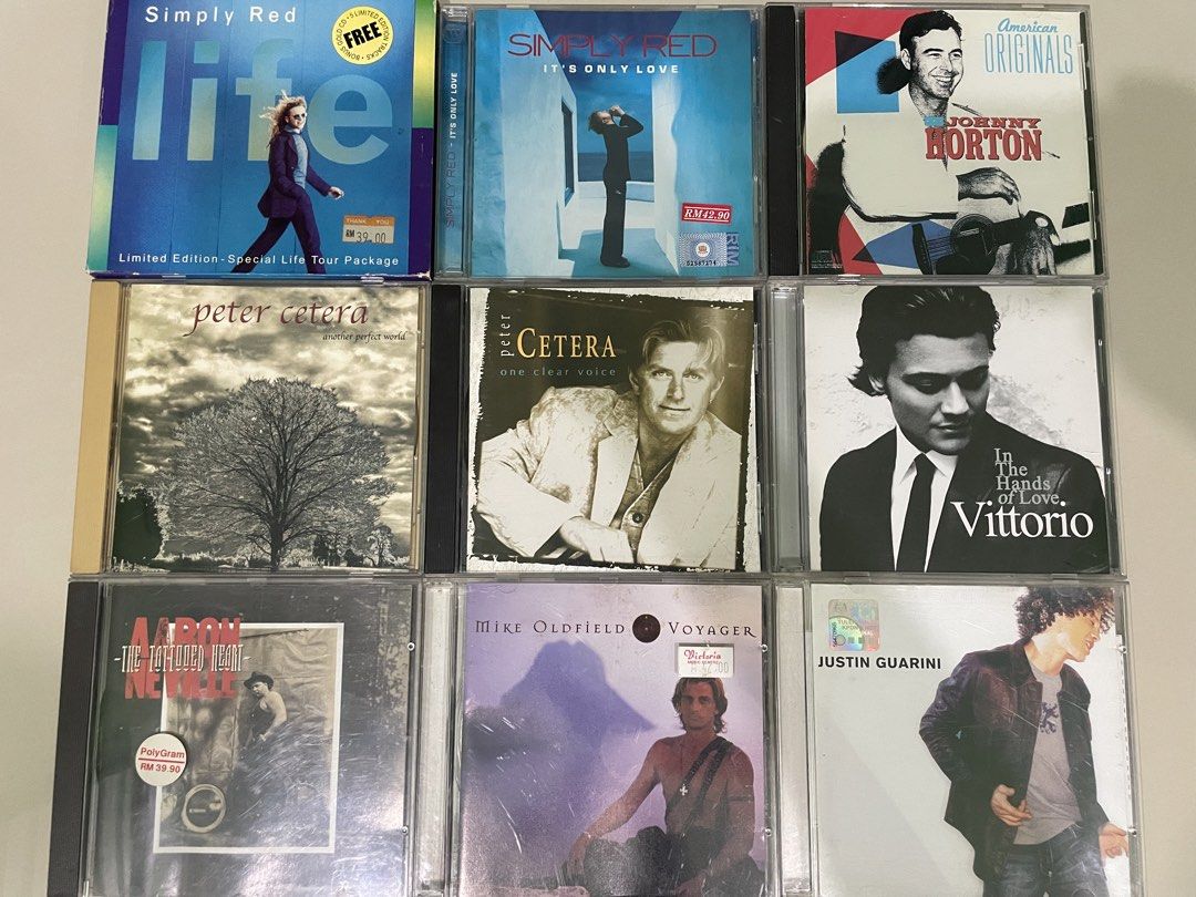 Assorted Cd (Category: CDs & DVDs) located in Batu Berendam. Submitted by thongcheekeong (Listing ID 1458656514, Image 3). Description: Selling rm10 per album .