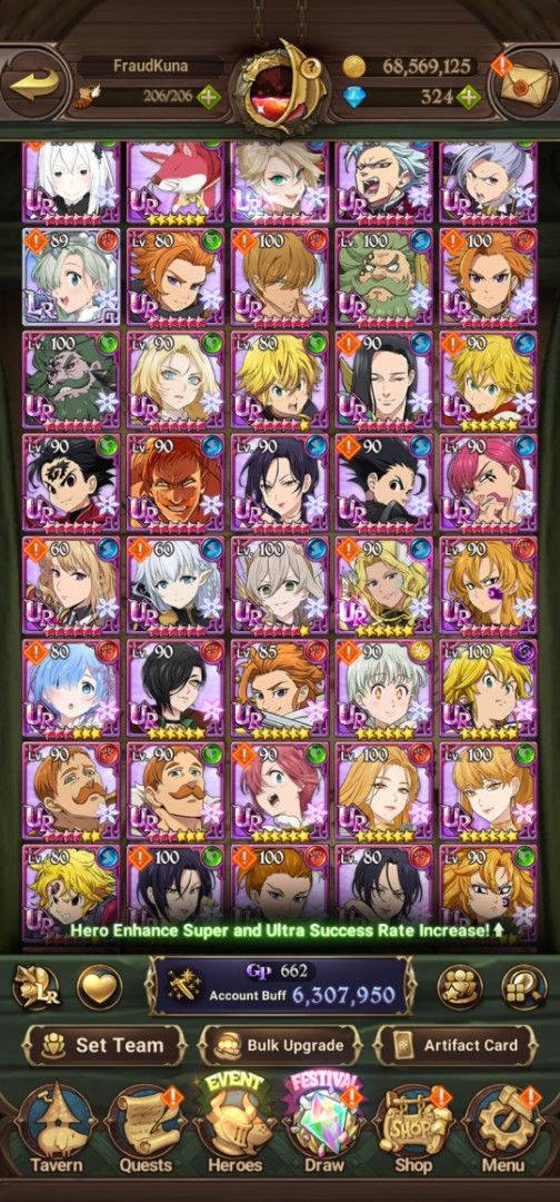 Assorted characters (Category: Raw Cards) located in Singapore. Submitted by mortemoto (Listing ID 1458534621, Image 2). Description: been playing for many years lowk tired wanna sell it quick just dm a price thats reasonable .