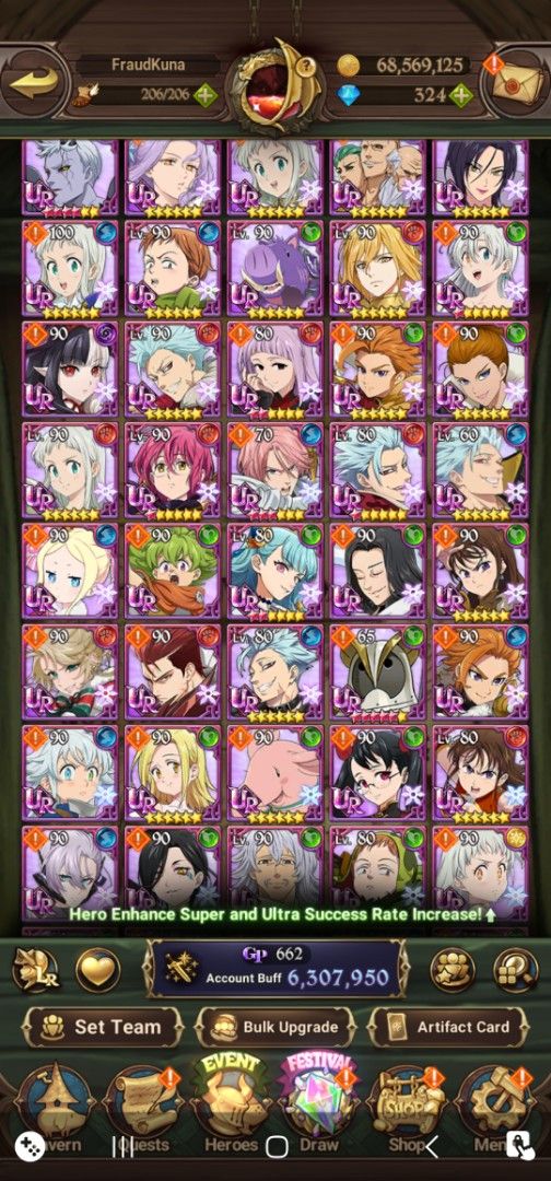 Assorted characters (Category: Raw Cards) located in Singapore. Submitted by mortemoto (Listing ID 1458534621, Image 3). Description: been playing for many years lowk tired wanna sell it quick just dm a price thats reasonable .