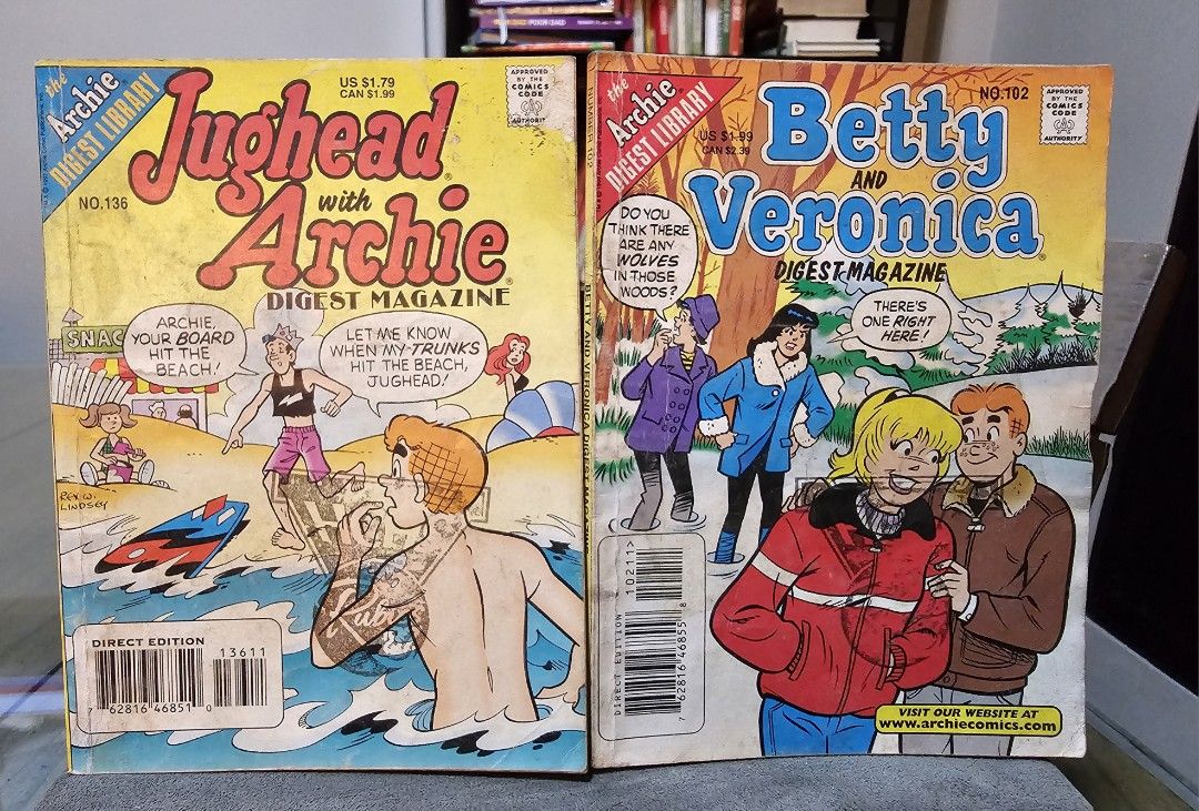 ASSORTED DOUBLE DIGEST - The Archie Library Comic Book (Category: Comics & Manga) located in Quezon City. Submitted by charliebrown_olx (Listing ID 1458577617, Image 2). Description: • P90.00 Each • No Missing or Torn Pages, WYSIWYG • Sorry Last Price Already ▪︎ Pickup only at Obudan St Brgy Manresa QC (D.Tuazon St/Banawe St) ▪︎ Shipping thru J&T only ▪︎ GCash Payment TFL! (Richie Rich).