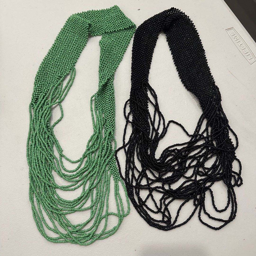 Beaded Necklace Bundle (Category: Necklaces) located in Bulacan. Submitted by notalyk (Listing ID 1458576144, Image 1). Description: - can be bought separately (₱500 each) - with freebie (2 items and up) 💗 📍Bulacan Delivery fee is shouldered by customer .