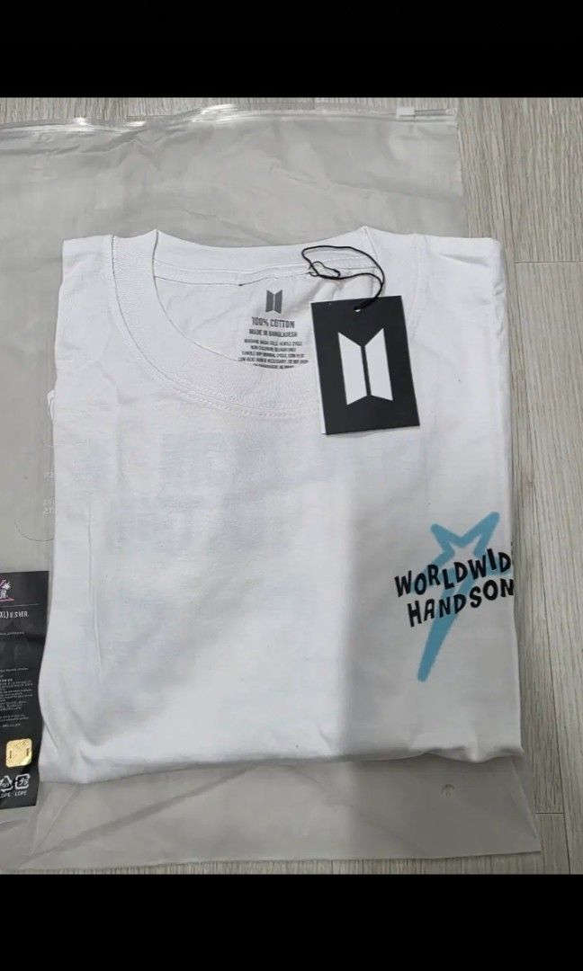 BTS Runseokjin Shirt (XXL) (Category: Shirts) located in Taguig. Submitted by albumshop (Listing ID 1458665887, Image 2). Description: DOP: Payo ETA: 4-5 weeks All items we sell are sourced directly from the Bunjang site in Korea. Unless stated as “onhand,” all items are still located in Korea. Please note that we require a sure buyer first before the item will be transferred and shipped to the Philippines. Prices may vary even for the same item 