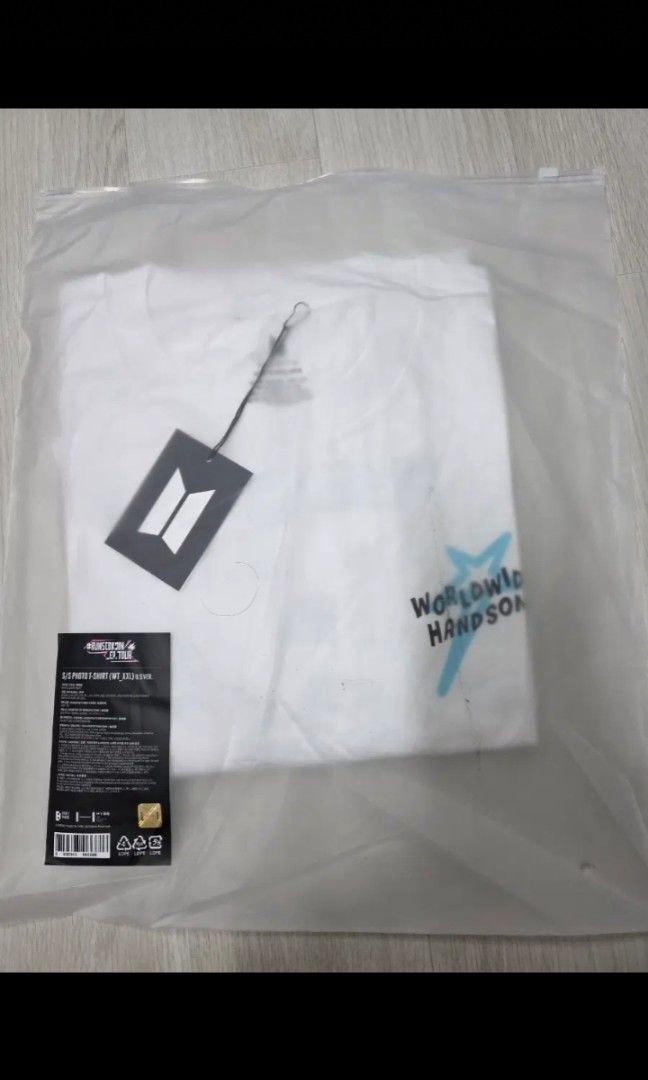 BTS Runseokjin Shirt (XXL) (Category: Shirts) located in Taguig. Submitted by albumshop (Listing ID 1458665887, Image 1). Description: DOP: Payo ETA: 4-5 weeks All items we sell are sourced directly from the Bunjang site in Korea. Unless stated as “onhand,” all items are still located in Korea. Please note that we require a sure buyer first before the item will be transferred and shipped to the Philippines. Prices may vary even for the same item 