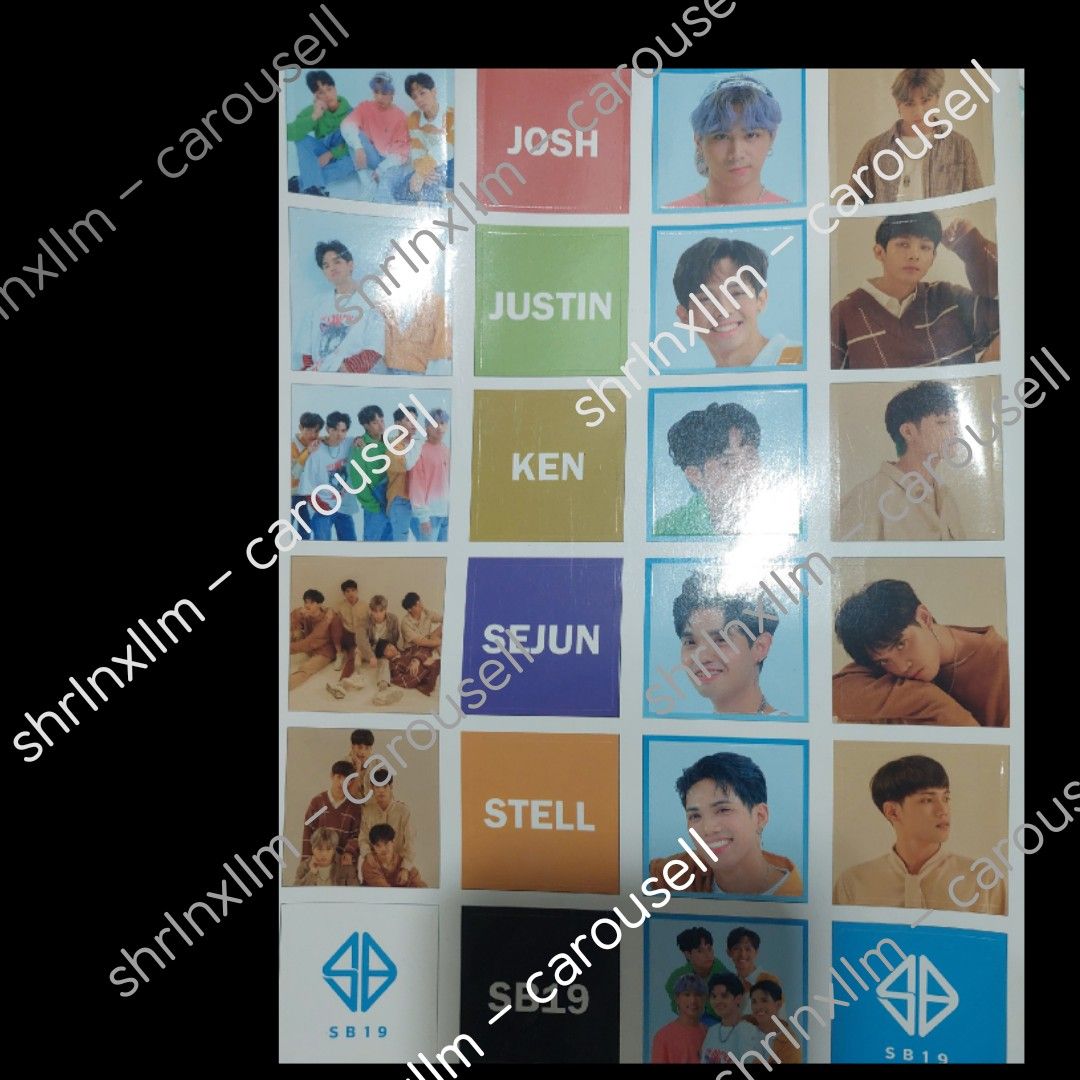 Bulan lyricbook / SB19 Sticker (Category: Art & Prints) located in Angeles City. Submitted by shrlnxllm (Listing ID 1458655327, Image 2). Description: sold as set Bulan lyricbook (w/ dents, minor flaws) SB19 GITZ sticker sheet.