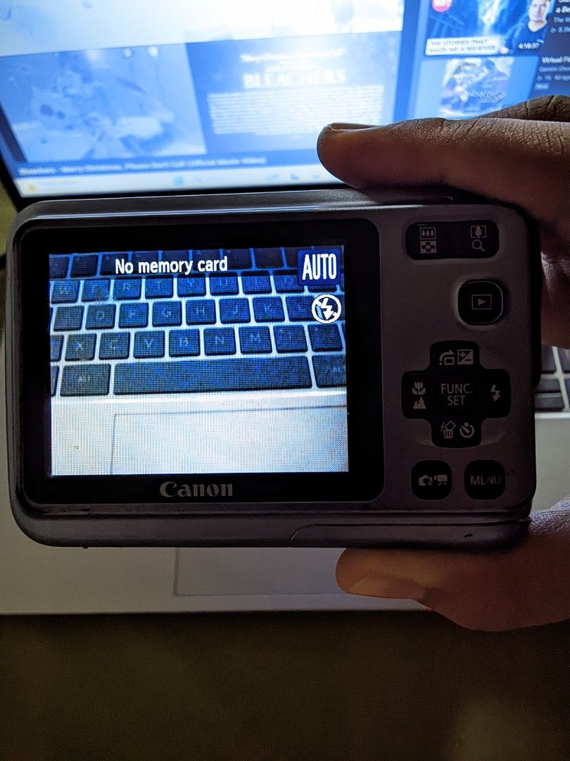 CANON A940 DIGICAM (Category: Cameras) located in Manila. Submitted by calmpenguin_c53e0e (Listing ID 1458563460, Image 3). Description: DETAILS : all working 1,600 + sf 1550 if sure buyer INCLUSIONS : ON THE PIC - old batteries - sd card - card reader ISSUE : buttons glitching (still usable and can be repaired for a cheap price) battery lock slightly loose. buy at your own risk. lalamove. pm for sample photos..